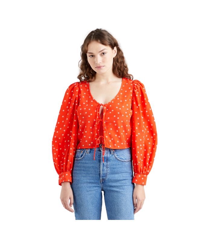 Levi's® Fawn Tie Blouse