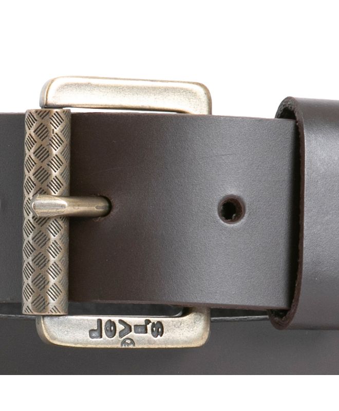 MX LM MTL BCKL LEATHER BELT PANCHO BROWN