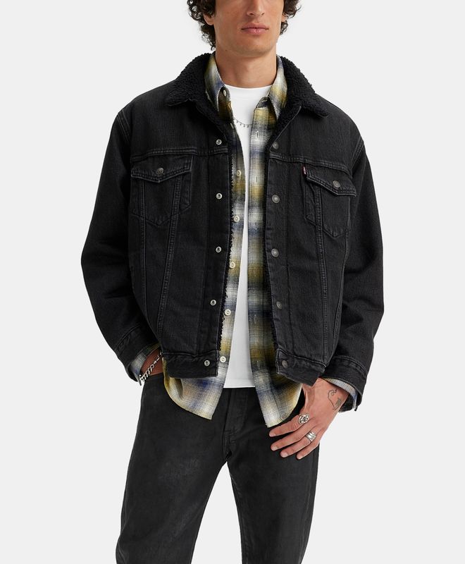 Levi's® Chamarra Trucker de Mezclilla Sherpa para Hombre