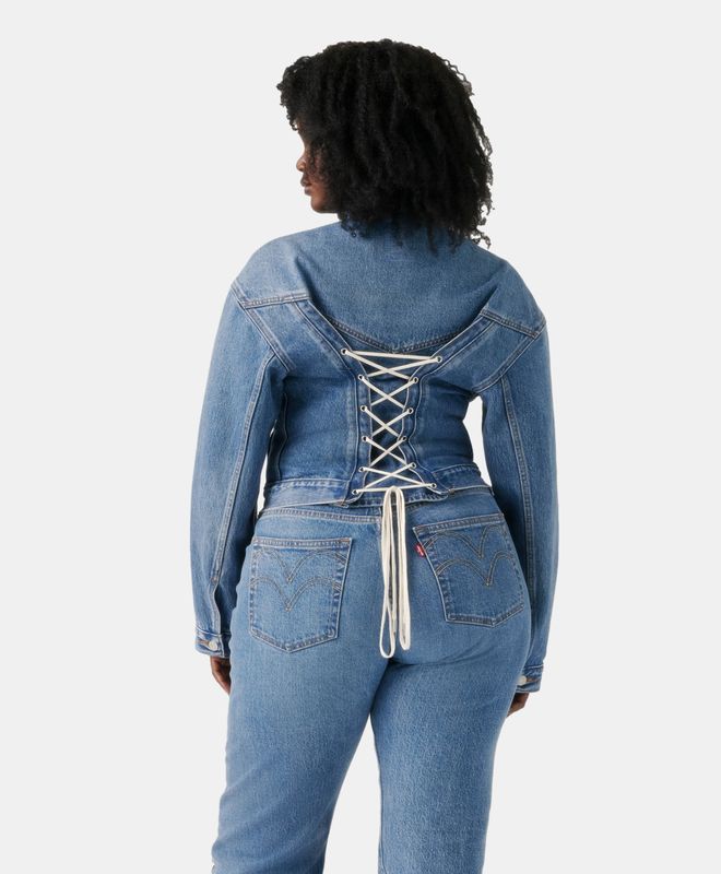 BEYONCÉ x Levi's® Chamarra Lace Up Trucker