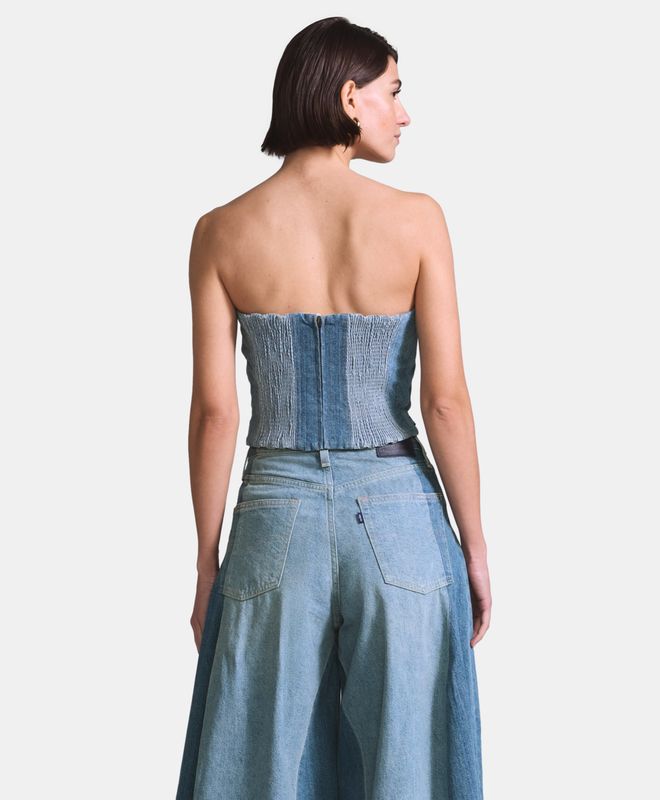 Top Roper Bustier Mezclilla Japonesa Premium Blue Tab Levi's®