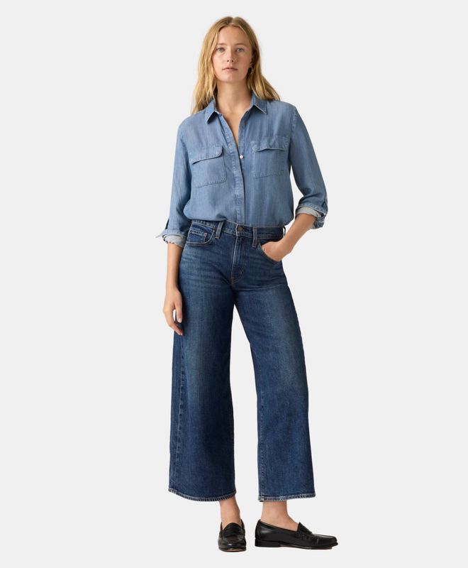 728® High Rise Wide Leg Ankle Jeans Levi's®