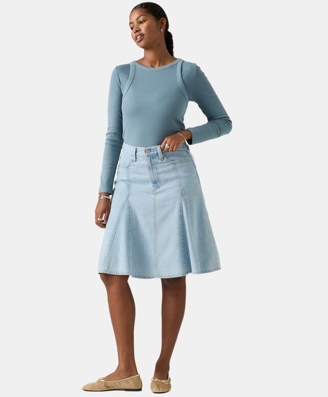 Falda Godet Knee Length Levi's®