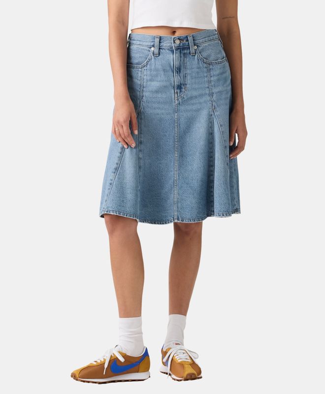 Falda Godet Knee Length Levi's® 005N8-0002