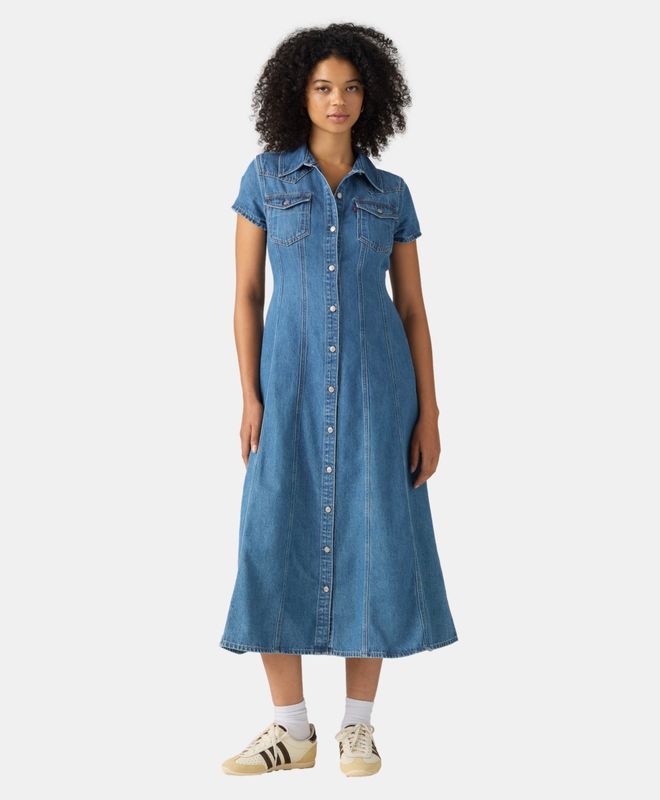 Vestido Fit and Flare Western Levi's®