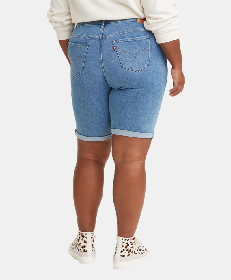 Levi s Plus Shaping Bermuda Jean Shorts 23646 0047 24