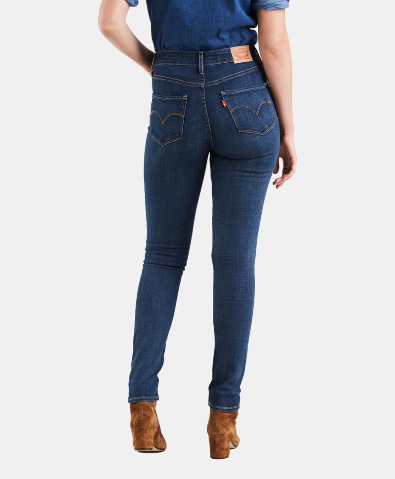 Pantalón Levis 721 High Rise Skinny Gris Mujer