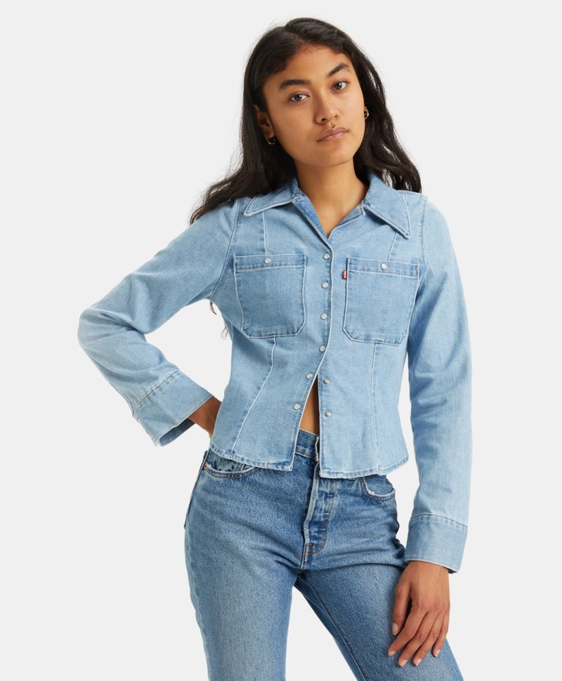 Camisa mezclilla levis discount mujer