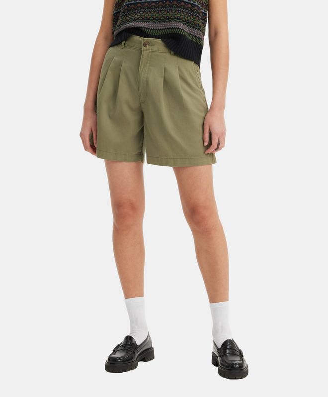 Pleated Trouser Short