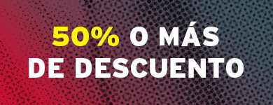 50 o más de descuento